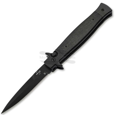 Folding knife Böker Magnum Stiletto 3.5 All Black 06EX751 9cm