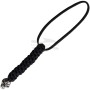 Schmuckatelli Co. Black Paracord Lanyard with Bead SMUKEBLPB