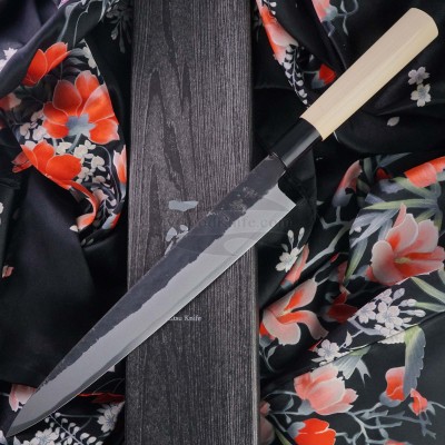 Японский кухонный нож Янагиба Ittetsu Forge-welded Shirogami 2 для левшей IJF-15124L 24см