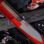 Santoku Couteau Japonais Ittetsu VG-10 Damascus, Petit IWZ-111 13cm