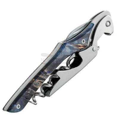 Coltello da cameriere Farfalli Cavatappi Prestige Radice stabilizzata blu S105.RB