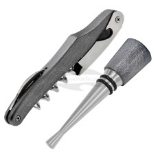 Farfalli Juego de sacacorchos y tapón Dolphin Metallum 610.01