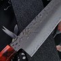 Japanilainen kokkiveitsi Gyuto Sakai Takayuki Nanairo Viinin punainen 14592 21cm