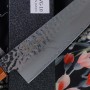 Японский кухонный нож Гьюто Sakai Takayuki Nanairo Ретро Золото 14586 21см