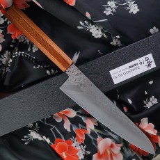 Japanilainen kokkiveitsi Gyuto Sakai Takayuki Nanairo Retro kultaa 14586 21cm