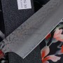 Gyuto Japanisches Messer Sakai Takayuki Kengata Nanairo Weinrot 14607 19cm