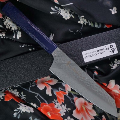 Gyuto Japanisches Messer Sakai Takayuki Kengata Nanairo Perlblau 14598 19cm