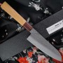Coltello da cucina giapponese Santoku Sakai Takayuki VG10 Damascus 7472 17cm