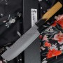 Japanilainen vihannesveitsi Nakiri Sakai Takayuki Kokushin VG10 Damascus 7949 16cm