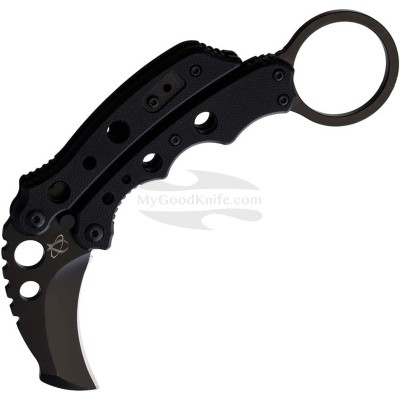 Couteau pliant Mantis Vuja De Karambit Noir MANMK4BK 5.1cm