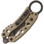 Folding knife Mantis Vuja De Karambit Desert Tan MANMK4DTSW 5.1cm