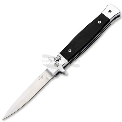 Folding knife Böker Plus Stiletto Ebony 01BP0069 8.5cm