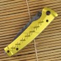 Складной нож Mcusta Tsuchi Bushi Golden Yellow MC-0164D 8.5см
