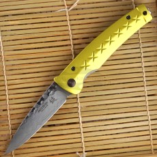 Kääntöveitsi Mcusta Tsuchi Bushi Golden Yellow MC-0164D 8.5cm