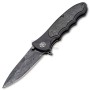 Couteau pliant Böker Leopard-Damascus III Collection 110237DAM 9.7cm