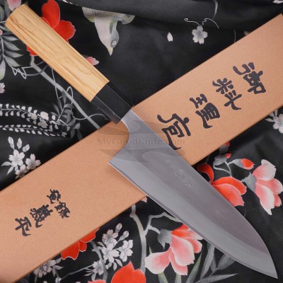 Gyuto Japanese kitchen knife Gihei Hamono Kazahana HAP-40 GH-204 18cm