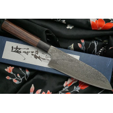 Cuchillo Japones Santoku Shiro Kamo SG2 G-7503 16.5cm