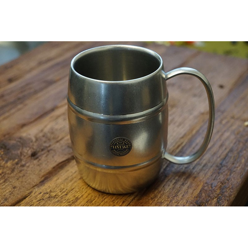 Aoyoshi Vintage DW Barrel Mug 360ml 511 004 - 1
