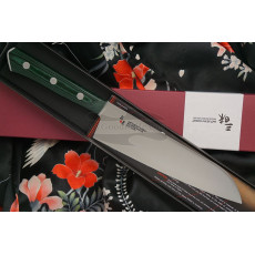 Santoku Japanese kitchen knife Mcusta Forest HBG-6003M 18cm - 1