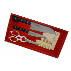 Juego de cuchillos de cocina Masahiro with scissors LLS Series 11 534 - 1