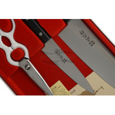 Набор кухонных ножей Masahiro Серии LLS с ножницами  11 534 - 3