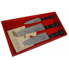Kitchen knife set Masahiro 3 knives of LLS Series 11 531 - 3