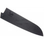 Ножны Mcusta Черные лакированные, Сая для ножей Сантоку 18 см mbss180 - 1