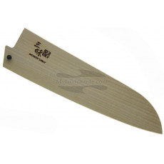 Sheath Mcusta Wooden Saya for Santoku knife 18 cm mnss180 - 1