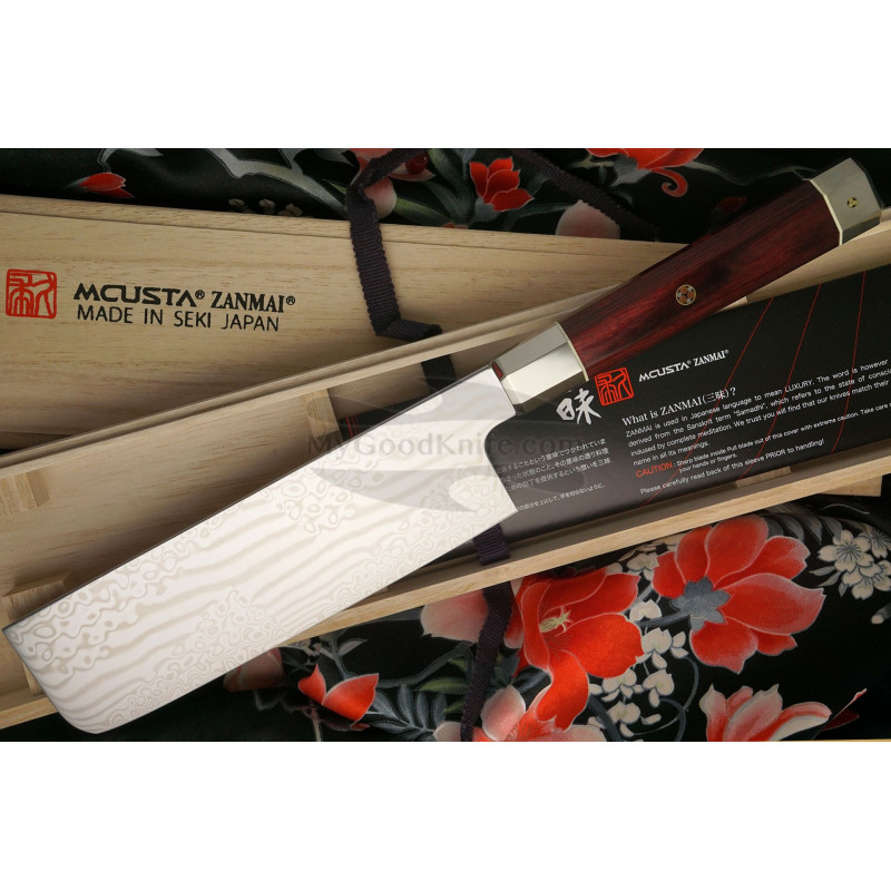 Cuchillo Japones Nakiri Mcusta Zanmai Coreless Aranami para vegetales  ZUA-1008C 16.5cm – Comprar online
