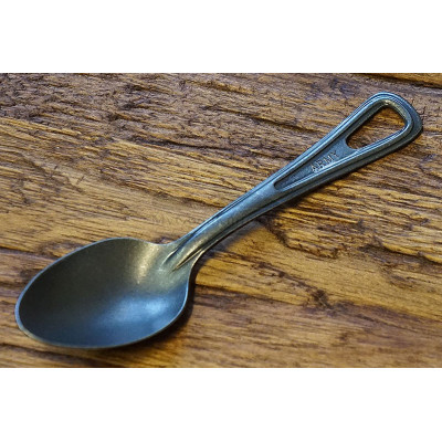 Aoyoshi Black Vintage Army Dessert Spoon  557255 - 1