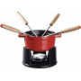 Staub Round Mini Fondue set, cherry 1400406 - 1