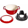 Staub Round Fondue set 20 cm, cherry 40511-975-0 - 4
