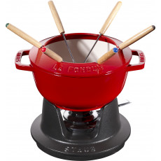 Staub Round Fondue set 18 cm, cherry 40511-974-0 - 1