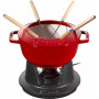Staub Round Fondue set 18 cm, cherry 40511-974-0 - 1