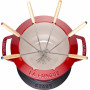 Staub Round Fondue set 18 cm, cherry 40511-974-0 - 2