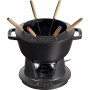 Staub Round Fondue set 20 cm, black 40511-972-0 - 1