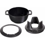 Staub Round Fondue set 20 cm, black 40511-972-0 - 4