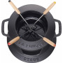 Staub Round Fondue set 16 cm, black 40511-970-0 - 2