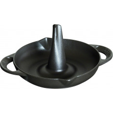 Baking dish Staub Cast Iron Vertical Chicken Roaster 24 cm, Black 40506-339-0
