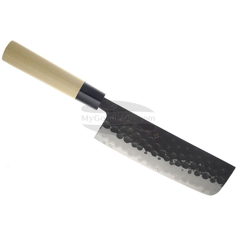 Nakiri Japanese kitchen knife Spyderco Minarai SCK17PBK 17cm for sale