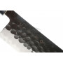 Nakiri Japanese kitchen knife Tojiro VG10 Hammered F-1113 17cm - 4