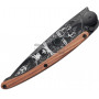 Folding knife Deejo Tattoo Black Wilderness 1GB117 9.5cm - 2