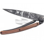 Folding knife Deejo Tattoo Black Wilderness 1GB117 9.5cm - 5