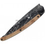 Folding knife Deejo Tattoo Black Ski 1GB116 9.5cm - 2