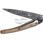 Folding knife Deejo Tattoo Black Ski 1GB116 9.5cm - 5