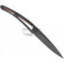 Folding knife Deejo Tattoo Black Polynesian 1GB139 9.5cm - 3