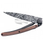 Folding knife Deejo Tattoo Black Polynesian 1GB139 9.5cm - 4