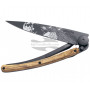 Folding knife Deejo Tattoo Black Howling 1GB135 9.5cm - 5