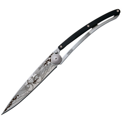 Складной нож Deejo Tattoo Bicycle 1CB032 9.5см - 1