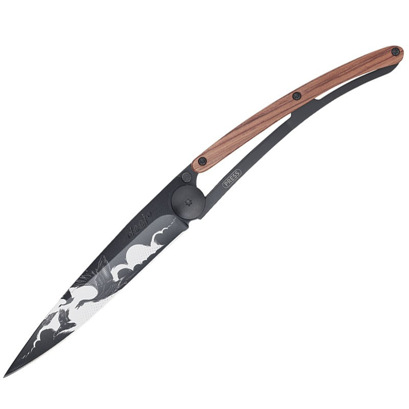 Folding knife Deejo Black The Flight 1GB122 9.5cm for sale | MyGoodKnife